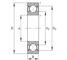 S 6000-C-2Z, ă(ni)Y(ji)(gu)C (j) DIN 625-1 (bio)(zhn)Ҫߴɂ(c)g϶ܷ