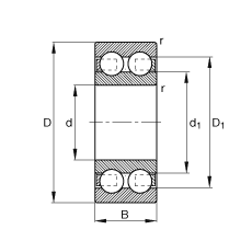 S 4307-B-TVH, (j) DIN 625-3 ˜ʵҪߴp