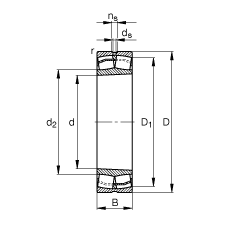 {ĝLS 21322-E1-K-TVPB, (j) DIN 635-2 ˜ʵҪߴ, FףF 1:12
