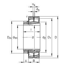 {(dio)ĝLS 22224-E1-K + H3124, (j) DIN 635-2 (bio)(zhn)Ҫߴ, F׺;o
