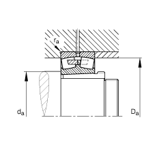 {ĝLS 23184-K-MB + AH3184G,  DIN 635-2 ˜ʵҪߴ, F׺ж